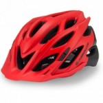 Capacete Ciclismo Absolute Wild Verm/pto Fosco Luz Led M/g