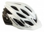 Capacete Ciclismo Bike Absolute Wild Branco Preto Led Pisca